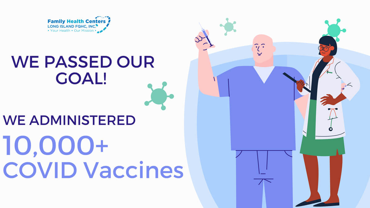 We Passed out Goal! We administered 10,000+ COVID Vaccines!